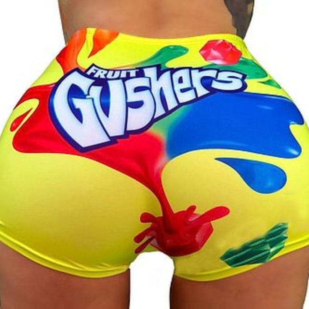 Plus size novelty short